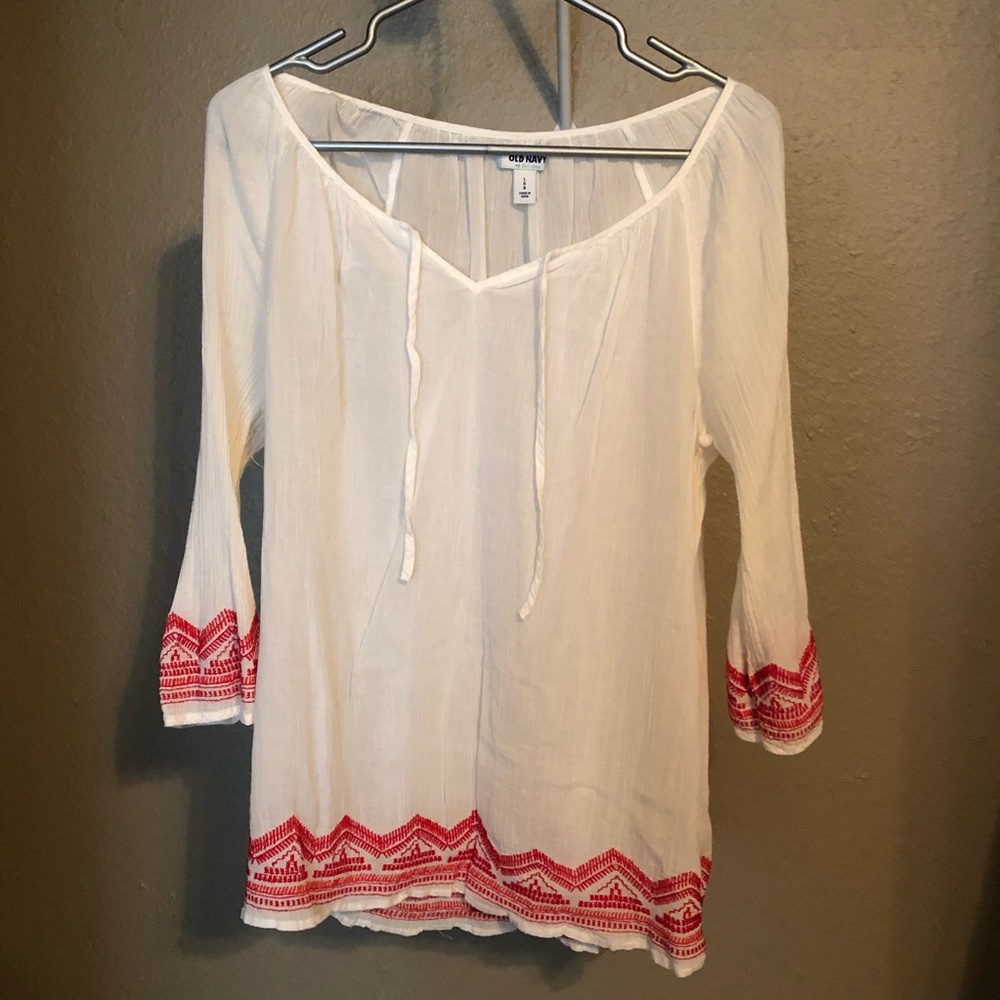 Sheer blouse